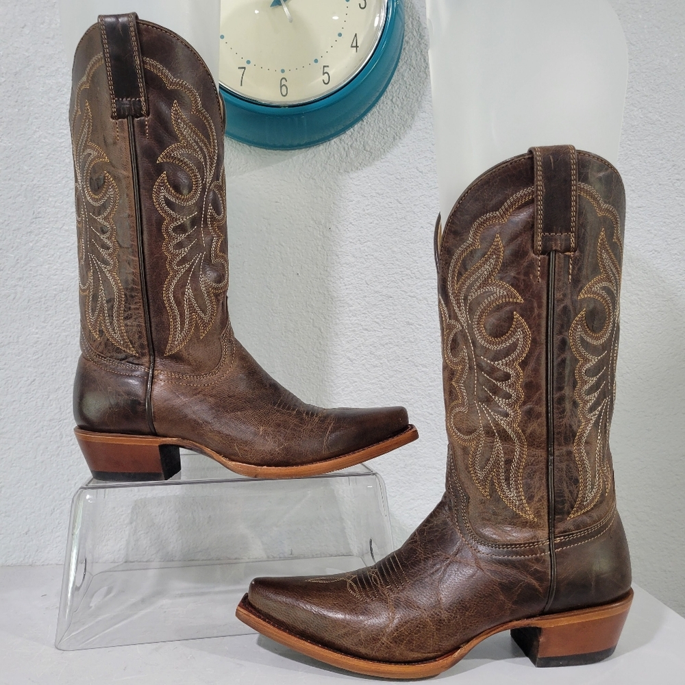 Shyanne Loretta Western Boots Snip Toe Women's Size 6.5 - Picture 2 of 9
